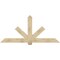 Ekena Millwork Kennewick Rough Sawn Timber Gable Bracket, Douglas Fir, 84"W x 38"H x 4"D x 6"F, 11/12 Pitch GBW084X38X0406KEN00RDF - alternate 1
